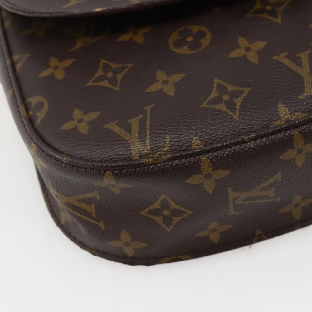 Authentic LOUIS VUITTON Monogram Saint Cloud GM Shoulder Bag M51242 LV - Picture 8 of 16